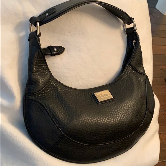 Cole Haan black pebble leather shoulder bag EUC! - Picture 3 of 7